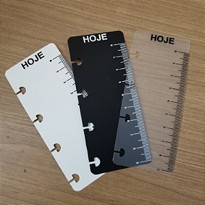 Régua Marca Página para Caderno de Disco Inteligente
