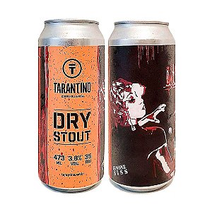 Cerveja Tarantino Dry Stout 473ml - 3,8% + 35 IBU