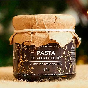 Pasta de Alho Negro Premium - Vegano e Artesanal 150g