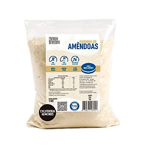 Farinha de Amêndoas Peneirada California Almonds Extra Fina e Pura 1kg