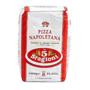 Farinha Italiana Tipo 00 Le 5 Stagioni Napoletana 1Kg