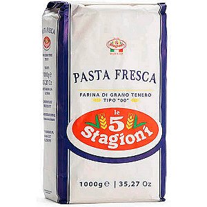 Farinha Italiana Tipo 00 Le 5 Stagioni Pasta Fresca 1Kg