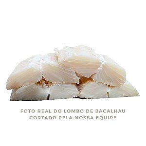 Lombo De Bacalhau Porto Morhua Limpo Sem Pele/espinha 1kg