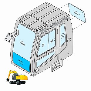 Bobcat Door Glass, 7120401 | Genuine Bobcat Store - Foto 3