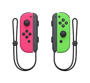 Controle Joy-Con Nintendo Switch - Verde/Rosa - (Esquerdo e Direito)