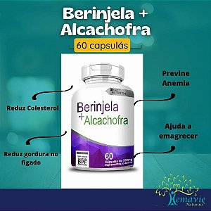 Berinjela + Alcachofra 60 caps