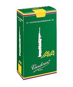 Palheta Vandoren Java Sax Soprano Nº 2,5 (caixa c/ 10)