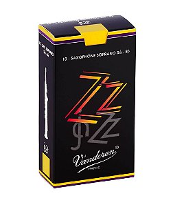 Palheta Vandoren Zz Sax Soprano Nº 2,5 (caixa c/ 10)