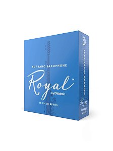 Palheta Royal Sax Soprano Nº 2,5 (caixa C/ 10)