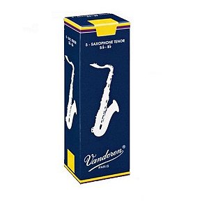 Palheta Vandoren Tradicional Sax Tenor Nº 3,0 (caixa C/ 05)