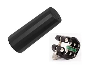 Abraçadeira Com Ressonador E Tampa Para Sax Soprano