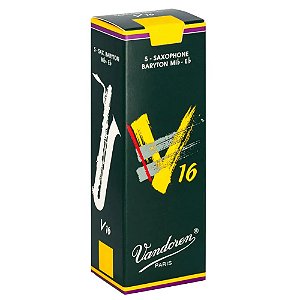 Palheta Vandoren V16 Sax Baritono Nº 2,0 (caixa C/ 05)