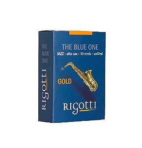 Palheta Rigotti Jazz Gold Sax Alto 2,5 Light (caixa c/ 10)