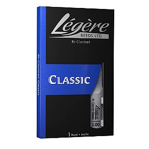 Palheta Legere Classic Clarinete Síb/Dó 2,0 - 2,5 - 3,0 - 3,5 (Original)