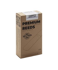 Palheta Selmer Premium Orgânica Clarinete Síb/Dó 2,0 - 2,5 - 3,0 (caixa C/ 10)