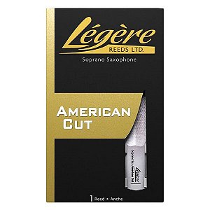 Palheta Legere American Cut Sax Soprano 1,75 - 2,0 - 2,25 - 2,5 - 2, 75 - 3,0 (Original)