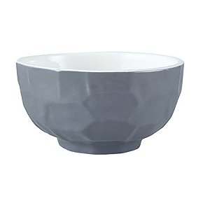 Bowl Porcelana Cinza Para Cozinha 250 Ml