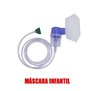 Micro Nebulizador Plastico C/ Máscara Infantil - Protec