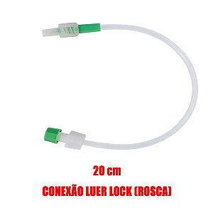 Extensor Para Equipo Luer Lock 20 cm - Embramed