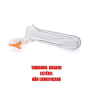 Espéculo Vaginal Descartável Estéril Tam. Grande  - Vagispec