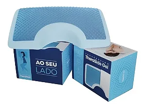 Travesseiro Theraside Gel Cor Branco TM230 Theramart