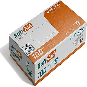 Luva P/Procedimento Não Estéril Tam Grande Látex C/Inmetro Cxc/100 - Ref 27466