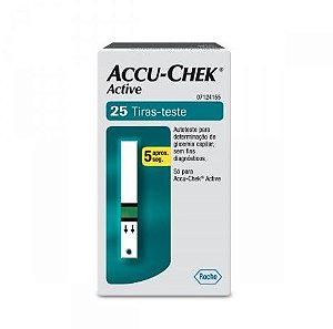 Tiras Reagentes Accu-chek Active (c/25 tiras) - Roche