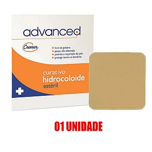 Curativo Hidrocoloide Advanced Regular (01 und) - (10cm x 10cm) - Cremer