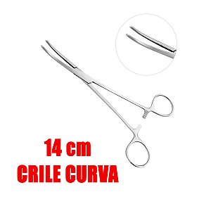 Pinça Crile Curva (14cm) - ABC
