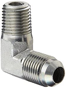Adaptador 90° rosca MACHO NPT X MACHO JIC