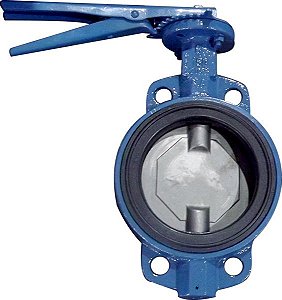 Válvula Borboleta Wafer disco inox vedação Buna-N 150lbs