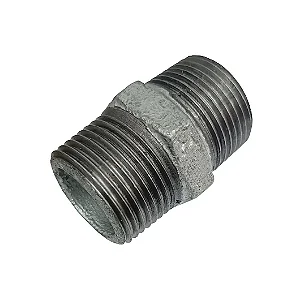 Niple Macho Galvanizado NPT