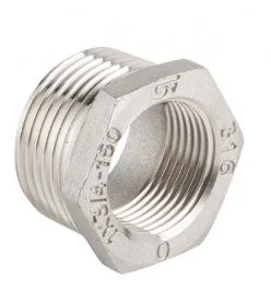 BUCHA REDUÇÃO inox 3/4 x 1/2''