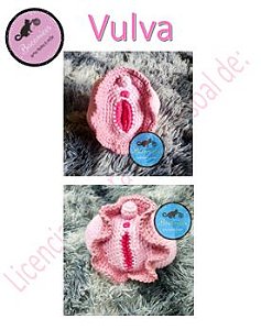 Receita - Vulva (pacote com 2 versões, oval e redonda)
