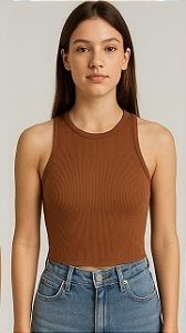 Cropped Regata ribana feminino, Cropped academia camiseta