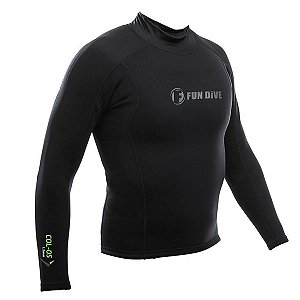 Camiseta Neoprene Manga Longa 1,5mm Stand Up Surf - Fun Dive - M