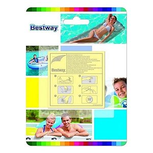 Kit Reparo Remendo De Piscina Inflável 10 Adesivos Bestway