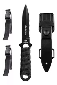 Faca De Mergulho Albatroz Qs-m20a Com Cinto Duplo E Bainha
