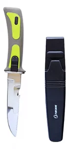 Faca De Mergulho Pesca Inox Bainha Para Perna K-02 Fun Dive
