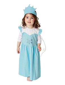 Fantasia Infantil Rainha de Gelo