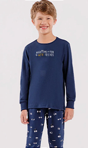 Pijama Infantil Manga Longa Night time