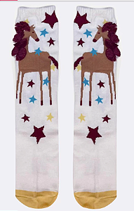 Meia Cantarola Collab com Mini Melissa Wonderland Horse