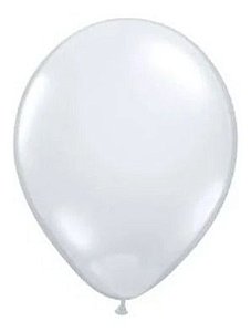 Balão Bexiga Transparente Clear N9 - 50 Unid
