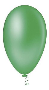 Balão Bexiga Pera Verde Escuro Nº 7 - 50uni