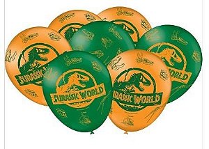 Balão Bexiga Jurassic World 2 - 25uni