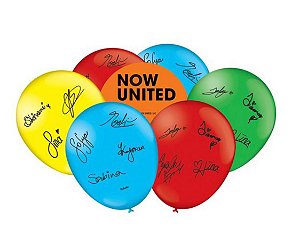 Balão Bexiga Now United 9  - 25uni