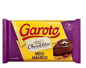 Chocolate Cobertura Meio Amargo Garoto 2.1kg