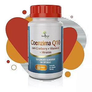Coenzima Q10 com Cranberry + Vitaminas + Minerais