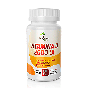 Vitamina D 2000 UI 60 cápsulas