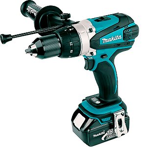 Parafusadeira e Furadeira de Impacto a Bateria 18V DHP458RFE com Bateria, Carregador e Maleta Makita